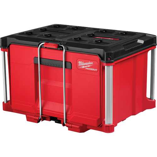 PACKOUT Single Drawer Tool Box with 50 lbs. Capacity, 16-3/10" x 22-1/5" x 14-3/10", Black/Red Distribution Jean Lapalme