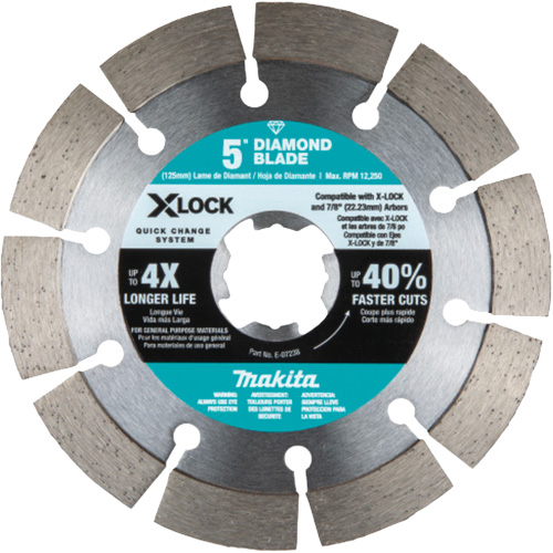 X-LOCK Segmented Diamond Blade for Masonry Cutting Distribution Jean Lapalme
