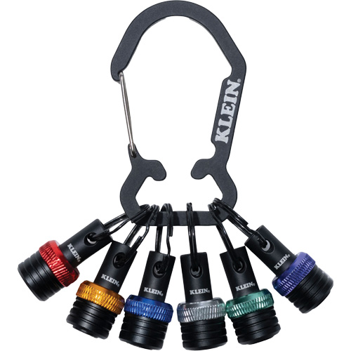 1/4" Drive Bit Holder Keychain Set, 6 Pcs., H Distribution Jean Lapalme