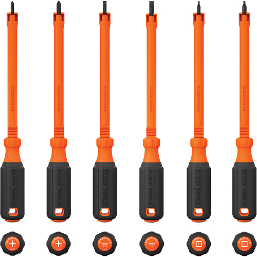 Insulated Hooded Screw Holding Screwdriver Set, 1000 V, 6 Pcs Distribution Jean Lapalme
