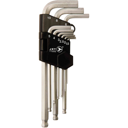 Magnetic Ball Nose Hex Key Set JMHK-9M, 9 Pcs., Metric Distribution Jean Lapalme