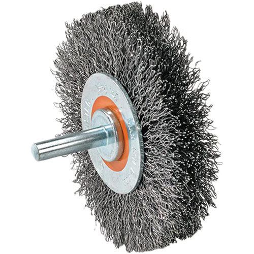 Brosse mont&eacute;e &agrave; fil, Arbre 5/8" Distribution Jean Lapalme