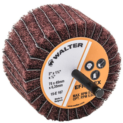 Meule &agrave; lamelles abrasives Two-In-One Distribution Jean Lapalme