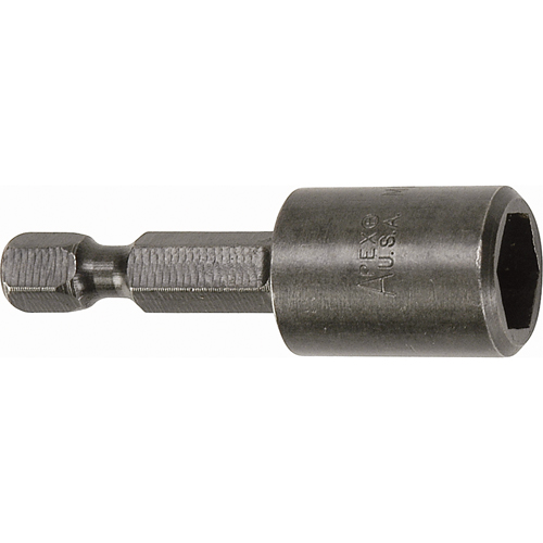 Nutsetter For SAE Sheet Metal Screws, 1/4" Tip, 1/4" Drive, 1-3/4" L, Magnetic Distribution Jean Lapalme