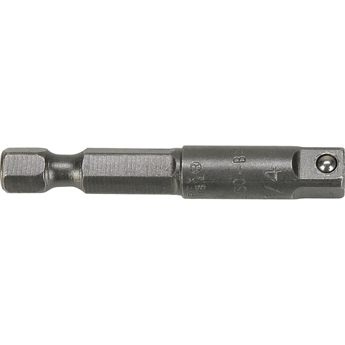 Rallonge de prise de t&ecirc;te hexagonale &agrave; carr&eacute; m&acirc;le, 1/4" Prise, 1-3/8" lo Distribution Jean Lapalme