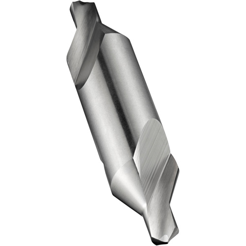 Combined Centre Drill and Countersink, #0, 1/32" Small Diameter, 1/8" Large Diameter, High Speed Cobalt Distribution Jean Lapalme