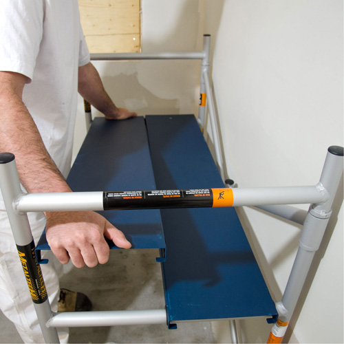 Mobile Work Scaffolding - Mini Scaffoldings, Aluminum Frame, 42" D x 48-1/2" H Distribution Jean Lapalme