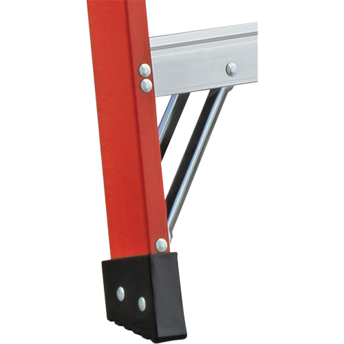6600 AA Series Industrial Extra Heavy-Duty 2-Way Stepladders, Fibreglass, 375 lbs. Capacity, 4' Distribution Jean Lapalme