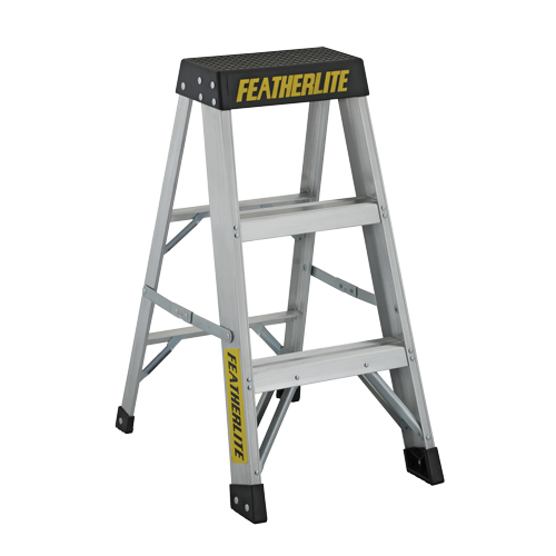 Escabeaux industriels extra robustes, 3', Aluminium, Capacit&eacute; 300 lb, Type 1A Distribution Jean Lapalme