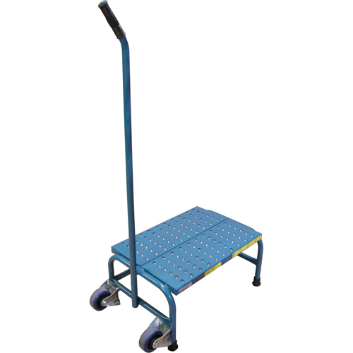 Escabeaux roulants Tilt-N-Roll, 1 marche(s), 16" l x 29" la x 12" h, Capacit&eacute; 300 lb Distribution Jean Lapalme