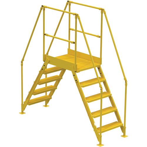 &eacute;chelles de liaison, 79 1/2" Port&eacute;e hors tout, 50" ha x 24" p, 24" Largeur de la marche Distribution Jean Lapalme