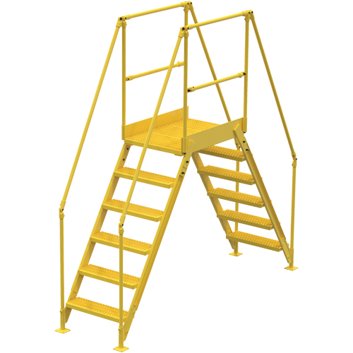 Crossover Ladder, 104" Overall Span, 60" H x 36" D, 24" Step Width Distribution Jean Lapalme