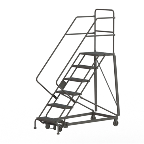 &eacute;chelles robustes en angle de s&eacute;curit&eacute;, 6 marches, Stri&eacute;, Inclinaison 50°, Hauteur 60" Distribution Jean Lapalme