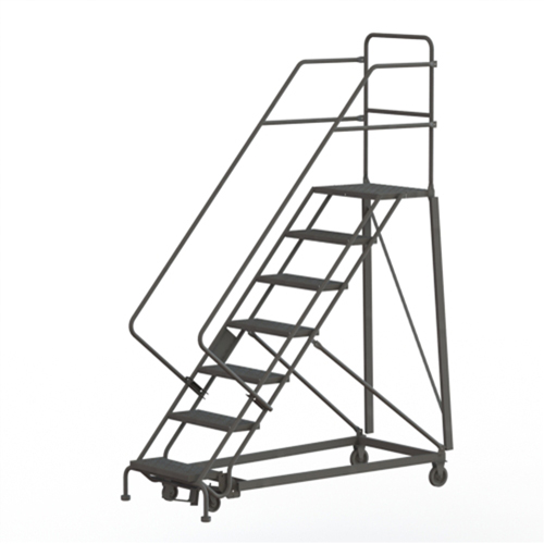 &eacute;chelles robustes en angle de s&eacute;curit&eacute;, 7 marches, Stri&eacute;, Inclinaison 50°, Hauteur 70" Distribution Jean Lapalme