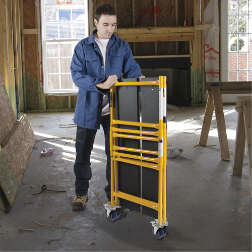 Jobsite Series 4' Basic Mini Scaffold Kit, Steel Frame, 41" D x 45-3/4" H Distribution Jean Lapalme
