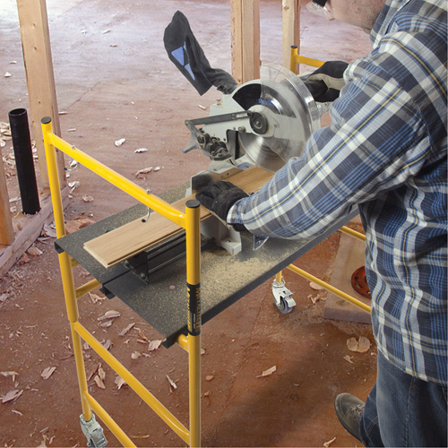 Jobsite Series 4' Basic Mini Scaffold Kit, Steel Frame, 41" D x 45-3/4" H Distribution Jean Lapalme