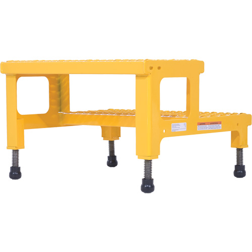 Adjustable Step-Mate Stand, 2 Step(s), 23-13/16" W x 22-7/8" L x 15-1/4" H, 500 lbs. Capacity Distribution Jean Lapalme