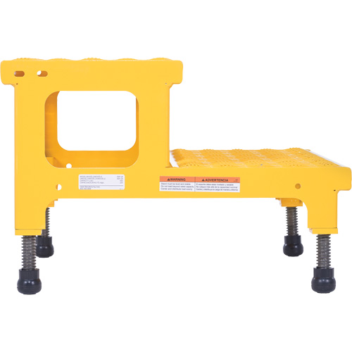 Adjustable Step-Mate Stand, 2 Step(s), 23-13/16" W x 22-7/8" L x 15-1/4" H, 500 lbs. Capacity Distribution Jean Lapalme