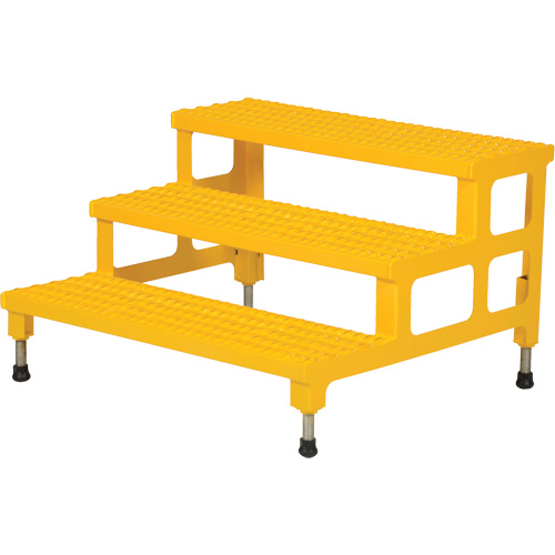 Plate-forme ajustable Step-Mate, 3 marche(s), 36-3/16" la x 33-7/8" lo x 22-1/4" h, Capacit&eacute; 500 lb Distribution Jean Lapalme