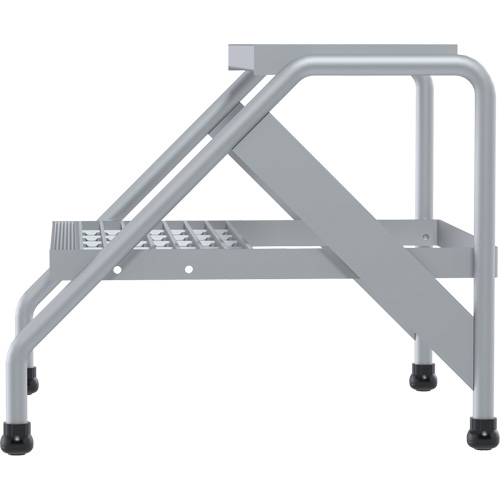 Escabeau en aluminium, 2 marche(s), 22-13/16" la x 24-9/16" lo x 20" h, Capacit&eacute; 500 lb Distribution Jean Lapalme