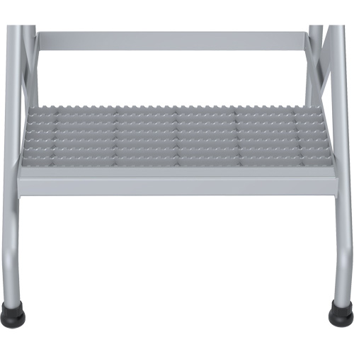 Escabeau en aluminium, 2 marche(s), 22-13/16" la x 24-9/16" lo x 20" h, Capacit&eacute; 500 lb Distribution Jean Lapalme