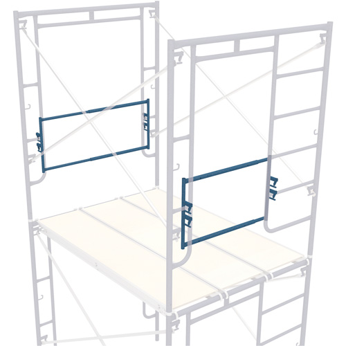 Garde-corps dextr&eacute;mit&eacute; extensible pour l'&eacute;chafaudage, Barre de retenue, 21" h Distribution Jean Lapalme