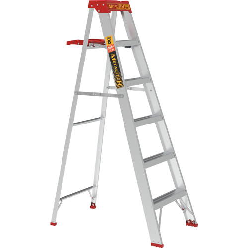 Step Ladder with Paint Tray, 6', Aluminum, 200 lbs. Capacity, Type 3 Distribution Jean Lapalme