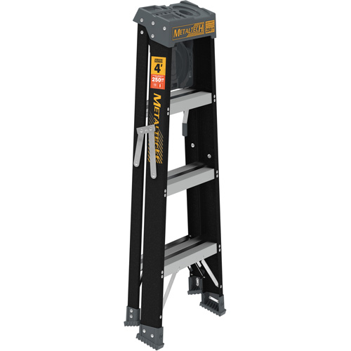 Step Ladder with Paint Tray, 4', Fibreglass, 250 lbs. Capacity, Type 1 Distribution Jean Lapalme