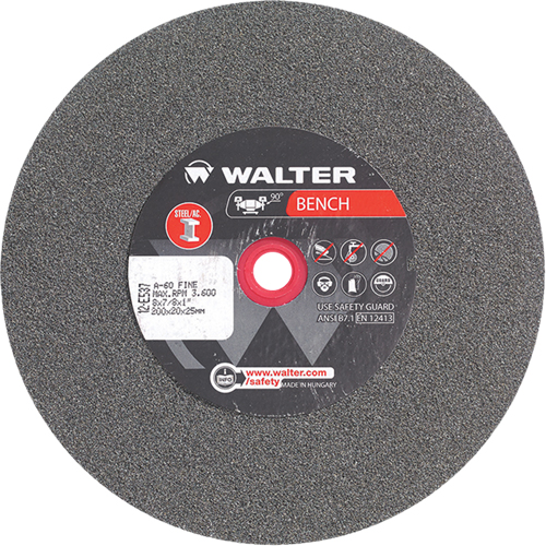 Bench Grinding Wheels, 8" x 7/8", 1" Arbor, 1 Distribution Jean Lapalme