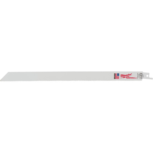 Lame de scie alternative Sawzall, Bim&eacute;tal, 10/14 Dents par pouce, 12" lo Distribution Jean Lapalme