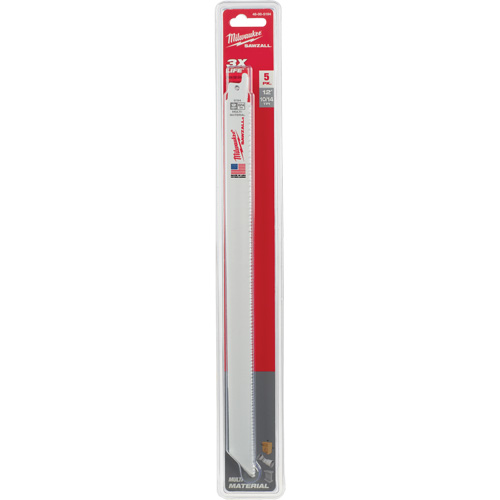 Lame de scie alternative Sawzall, Bim&eacute;tal, 10/14 Dents par pouce, 12" lo Distribution Jean Lapalme