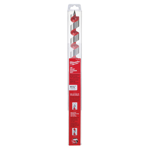 Ship Auger Drill Bit, 1-1/4" Diameter, 15" Flute, 7/16" Hex Shank Distribution Jean Lapalme