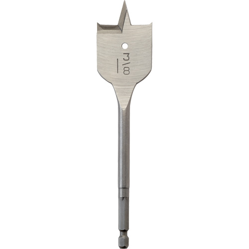 Flat Boring Bit, 1-3/8" Diameter, 1/4" Hex Shank, 6-3/4" Length Distribution Jean Lapalme