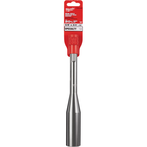 Marteau pour tige de mise &agrave; la terre SDS-Max, Embout 3/4"/5/8", Prise 3/4", Longueur 10" Distribution Jean Lapalme