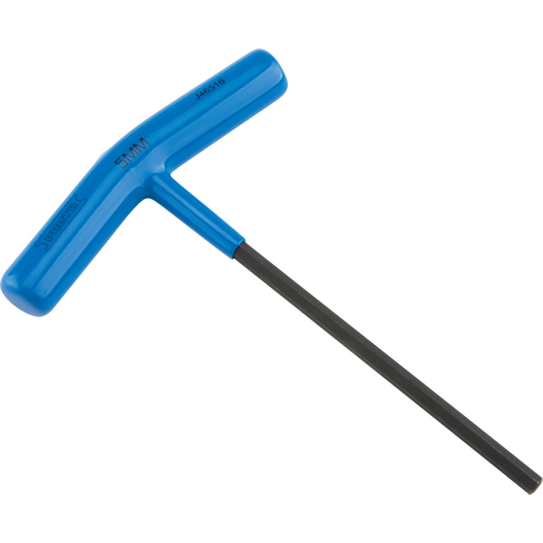 Hex Key - Metric, Hex End, 5 mm x 6" L, T Handle Distribution Jean Lapalme