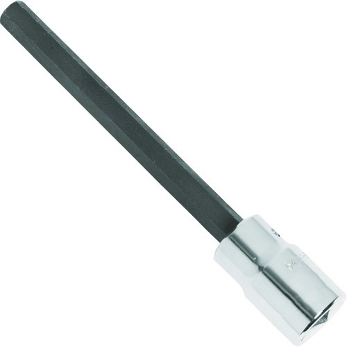 Extra-Long Bit Socket, Hex, 1/4" x 4-5/8" L, 1/2" Square Drive Drive Distribution Jean Lapalme