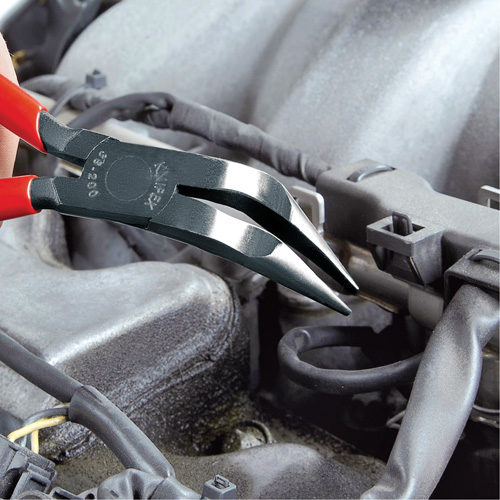 8" Long Nose 70° Angled Pliers without Cutter Distribution Jean Lapalme