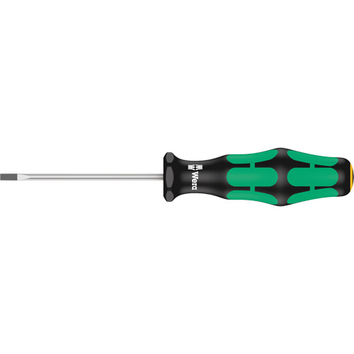 Slotted Screwdriver, 3/32" Tip, Round, 5-1/8" L, Plastic Handle Distribution Jean Lapalme