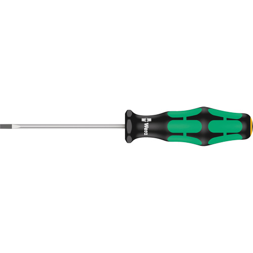 Slotted Screwdriver, 1/8" Tip, Round, 6-5/16" L, Plastic Handle Distribution Jean Lapalme