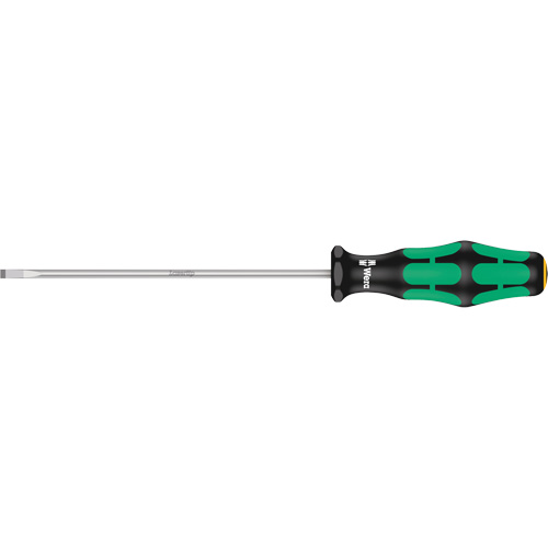 Tournevis &agrave; fente, Tige de 3,5 mm, Ronde, 8-1/8" lo, Prise en Plastique Distribution Jean Lapalme
