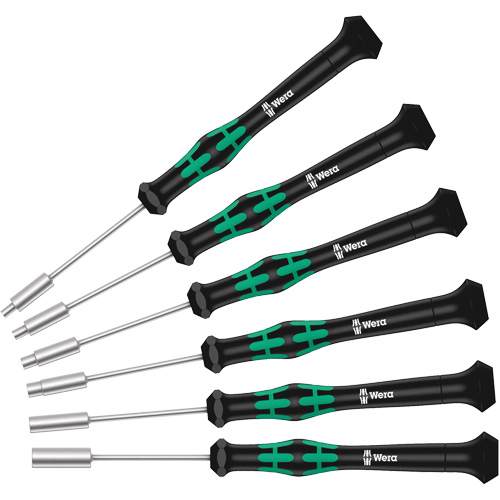 Jeu de tournevis &agrave; douille s&eacute;rie Micro, 6, Non magn&eacute;tique, M&eacute;trique Distribution Jean Lapalme