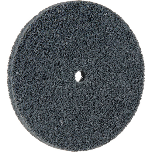 Meule homog&egrave;ne &agrave; faible densit&eacute; de s&eacute;rie 500 Standard Abrasives, 3" x 1/4", Arbre de 1/4", Grain de Fin, Carbure de silicium Distribution Jean Lapalme