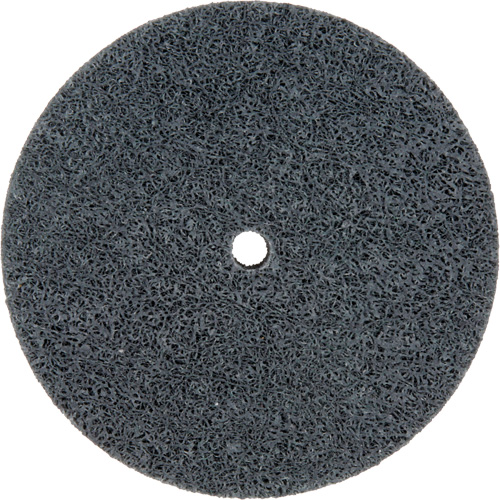 Meule homog&egrave;ne &agrave; faible densit&eacute; de s&eacute;rie 500 Standard Abrasives, 3" x 1/2", Arbre de 1/4", Grain de Fin, Carbure de silicium Distribution Jean Lapalme