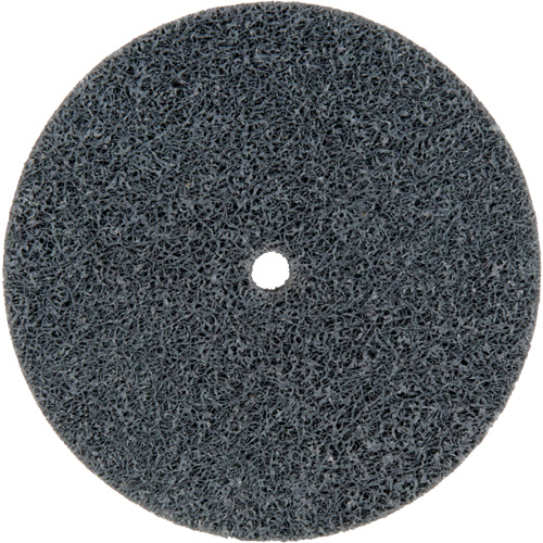Meule homog&egrave;ne &agrave; faible densit&eacute; de s&eacute;rie 500 Standard Abrasives, 3" x 1/2", Arbre de 1/4", Grain de Fin, Carbure de silicium Distribution Jean Lapalme