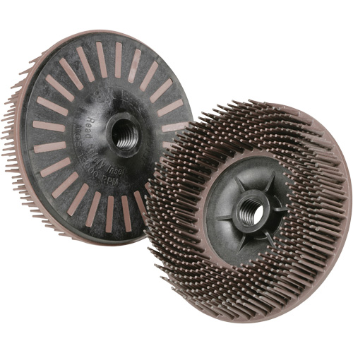 Scotch-Brite Radial Bristle Discs for Right Angle Grinders, Ceramic, 36 Grit, 4-1/2" Dia. Distribution Jean Lapalme