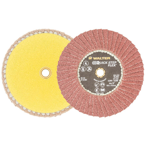 QUICK-STEP FLEX, 5" x Type 29, 60 Grit, Aluminum Oxide Distribution Jean Lapalme