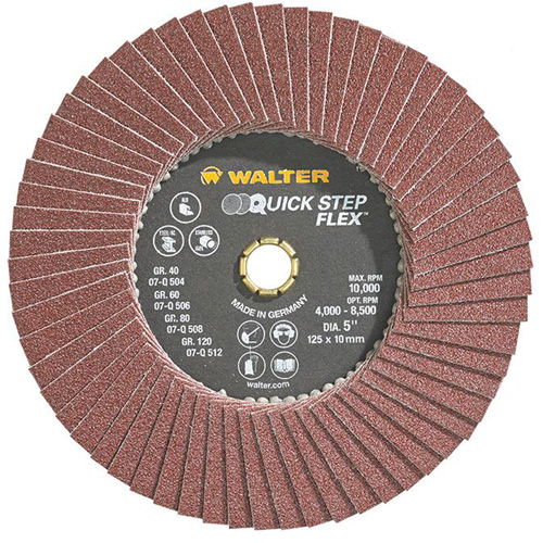 QUICK-STEP FLEX, 5" x Type 29, Grain 80, Oxyde d'aluminium Distribution Jean Lapalme