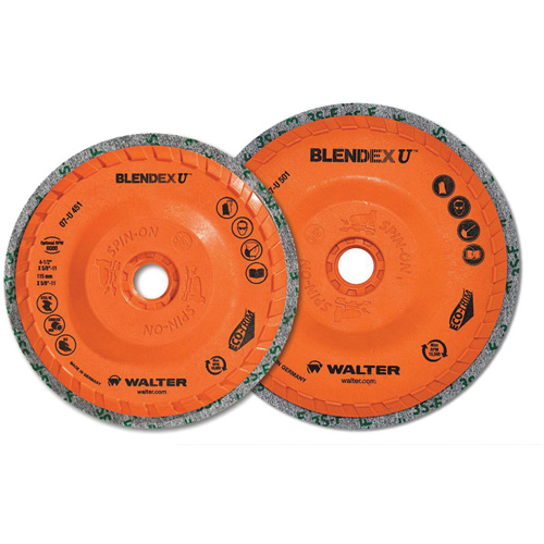 Blendex U Finishing Cup Disc, 4-1/2" Dia., Fine Grit, Silicon Carbide Distribution Jean Lapalme