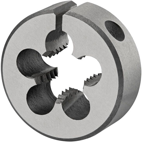 Fili&egrave;re ajustable ronde, Filet de 1-1/4"-12, Acier rapide Distribution Jean Lapalme