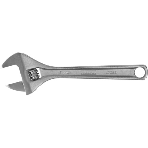 Cl&eacute; &agrave; molette, 8" lo, la max. 1-7/32", Chrome Distribution Jean Lapalme